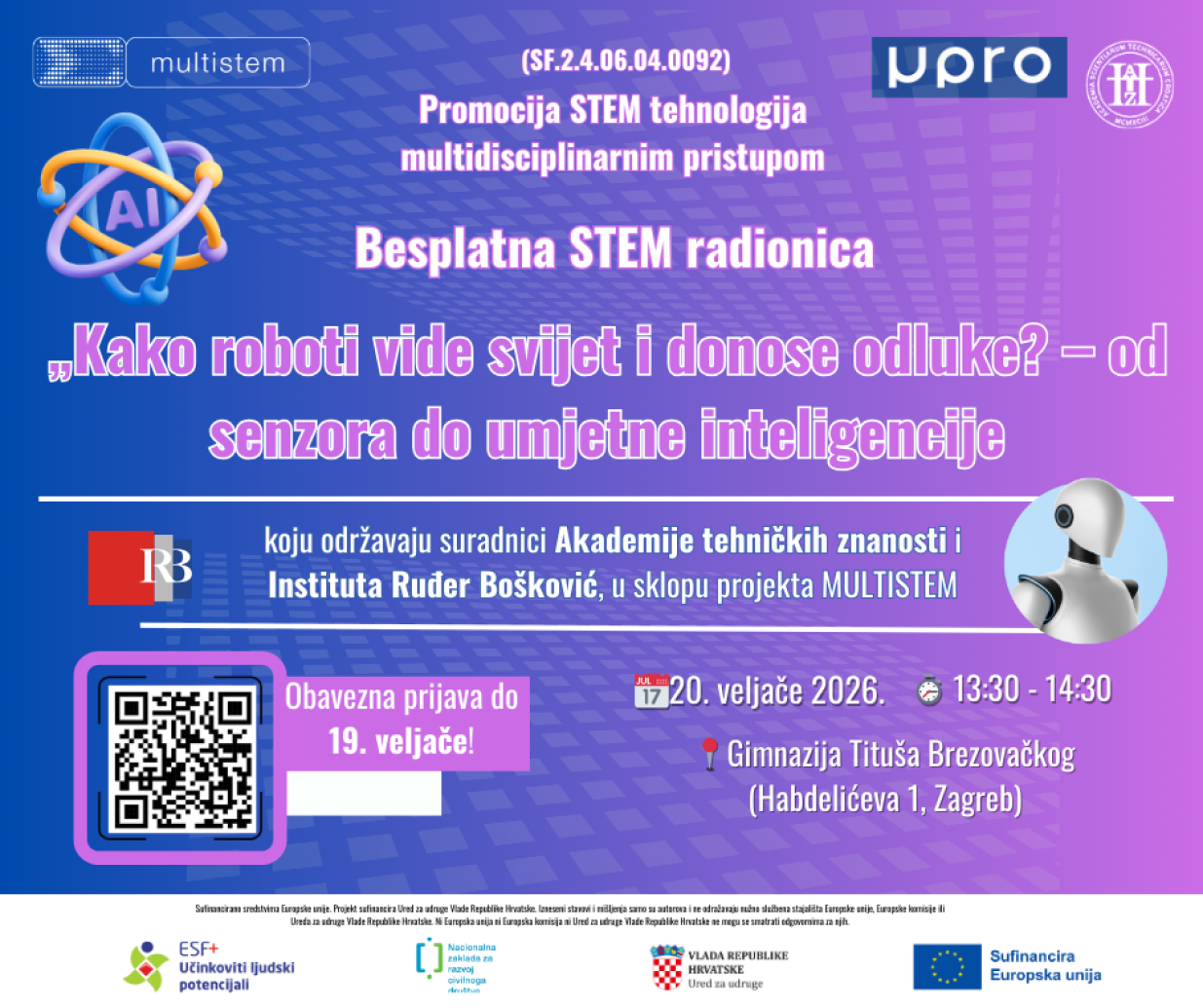 Rasprava o humanoidnoj robotici u Hrvatskoj: Oblikovanje budućnosti suradnje čovjeka i robota